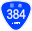 Japanese National Route Sign 0384.svg