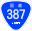 Japanese National Route Sign 0387.svg