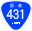 Japanese National Route Sign 0431.svg