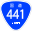 Japanese National Route Sign 0441.svg