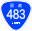 Japanese National Route Sign 0483.svg