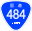 Japanese National Route Sign 0484.svg
