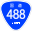 Japanese National Route Sign 0488.svg