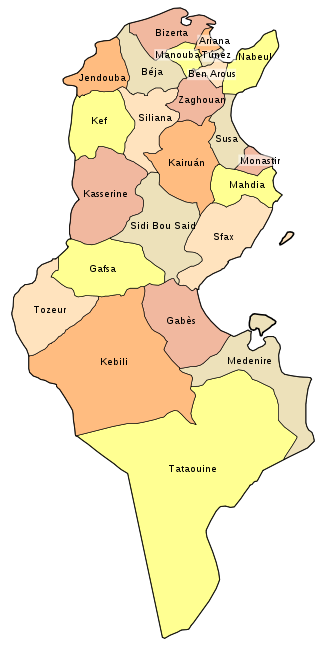 Governorates of Tunisia named es.svg