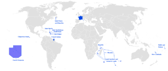 Die Fünfte Französische Republik mit Überseegebieten