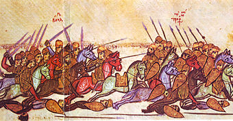 Zar Simeon schlägt die Byzantiner bei Acheloj