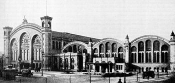Der Stettiner Bahnhof in Berlin im Jahre 1904