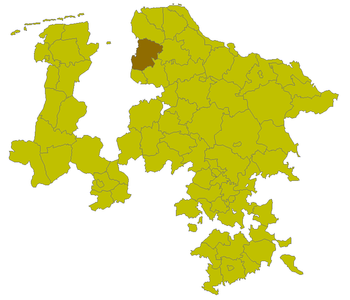 Lage des Kreises Geestemuende in der Provinz Hannover