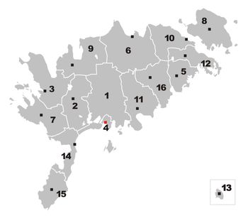 Gemeindegliederung des Landkreises Saare