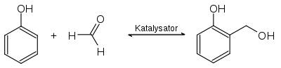 Erste Stufe der Herstellung von Phenoplast