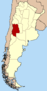 Lage der Provinz Mendoza