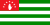 Die Flagge Abchasiens