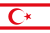 Die Flagge der Türkischen Republik Nordzypern