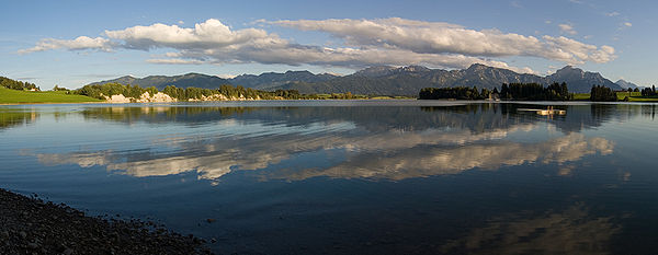 Panorama vom Forggensee