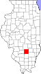 Map of Illinois highlighting Marion County.svg