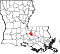 Map of Louisiana highlighting West Baton Rouge Parish.svg