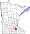 Map of Minnesota highlighting Rice County.svg