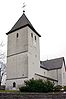 Außenansicht der Kirche St. Cyriakus in Berghausen