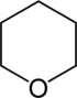 Struktur von Tetrahydropyran