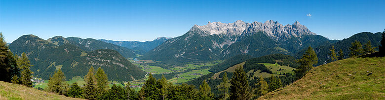 Blick auf das Pillerseetal