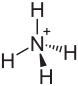 Struktur des Ammoniumions