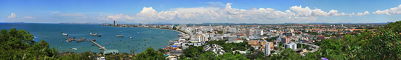 Panoramablick über Pattaya