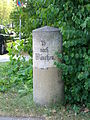 Kilometerstein an der Freisinger Straße