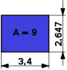 Bild:Part 3 of a geometric example of Herons method.svg