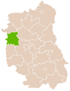 Lage des Powiat Puławski in der Woiwodschaft Lublin