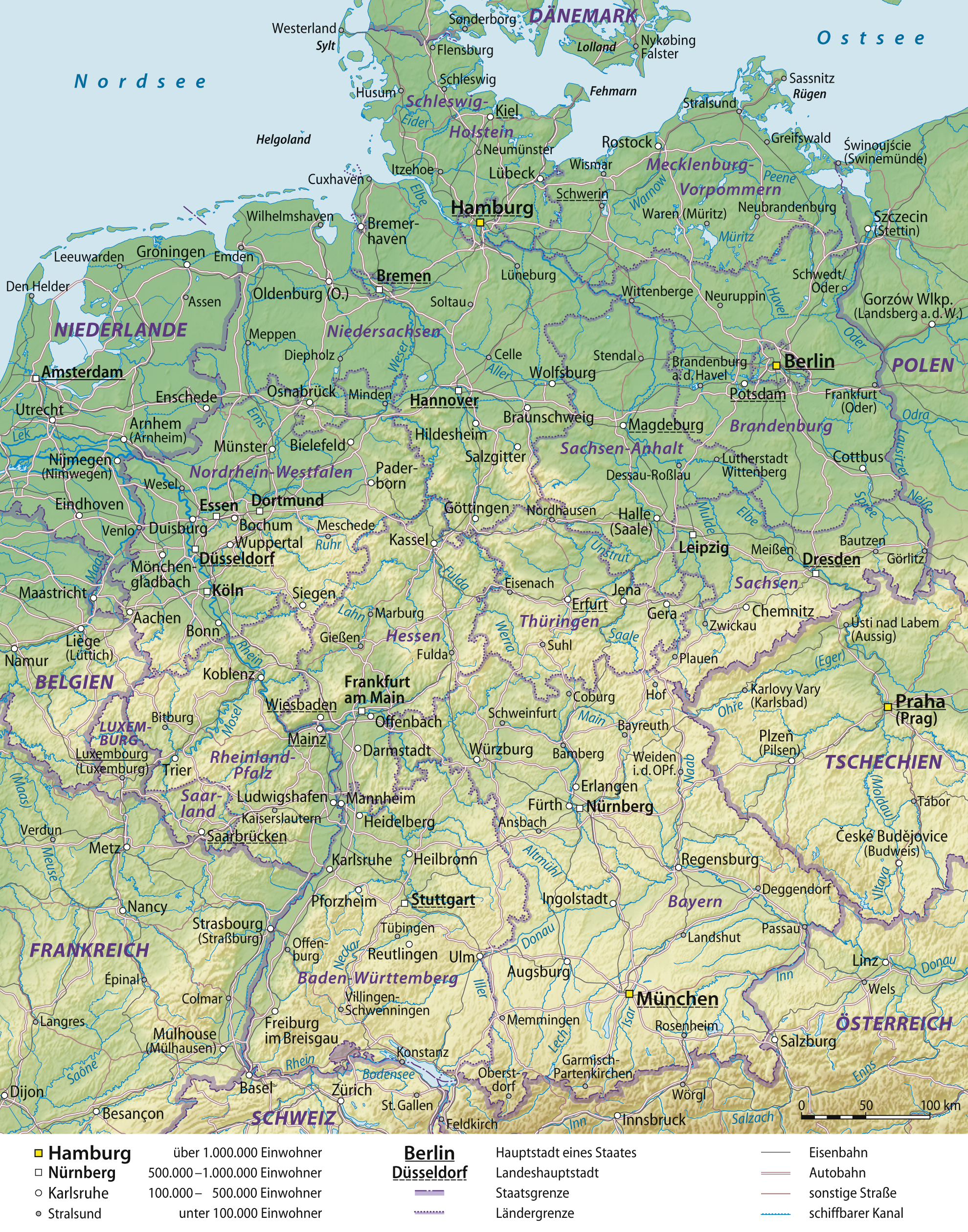 Geographie Deutschlands