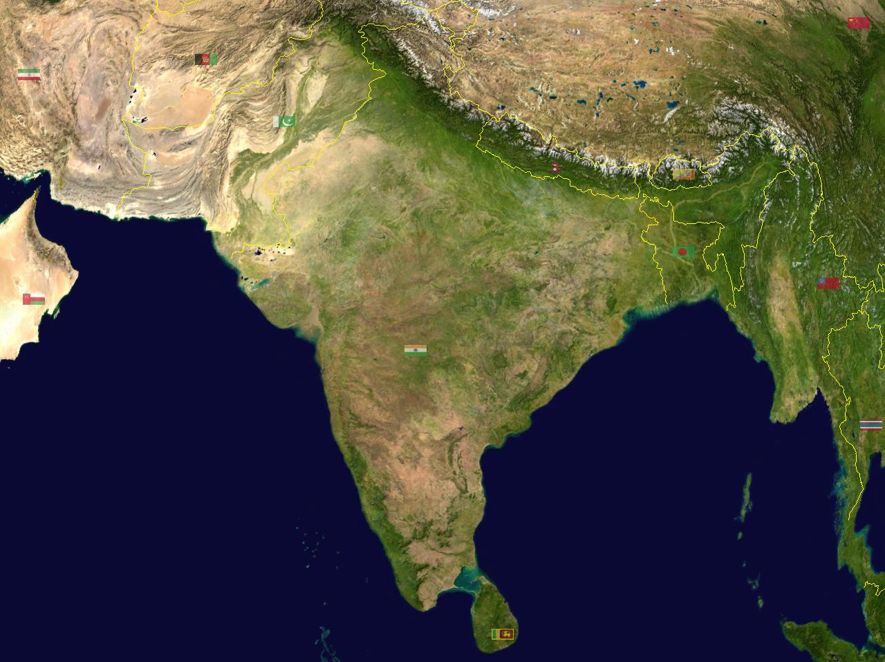 Geographie Indiens