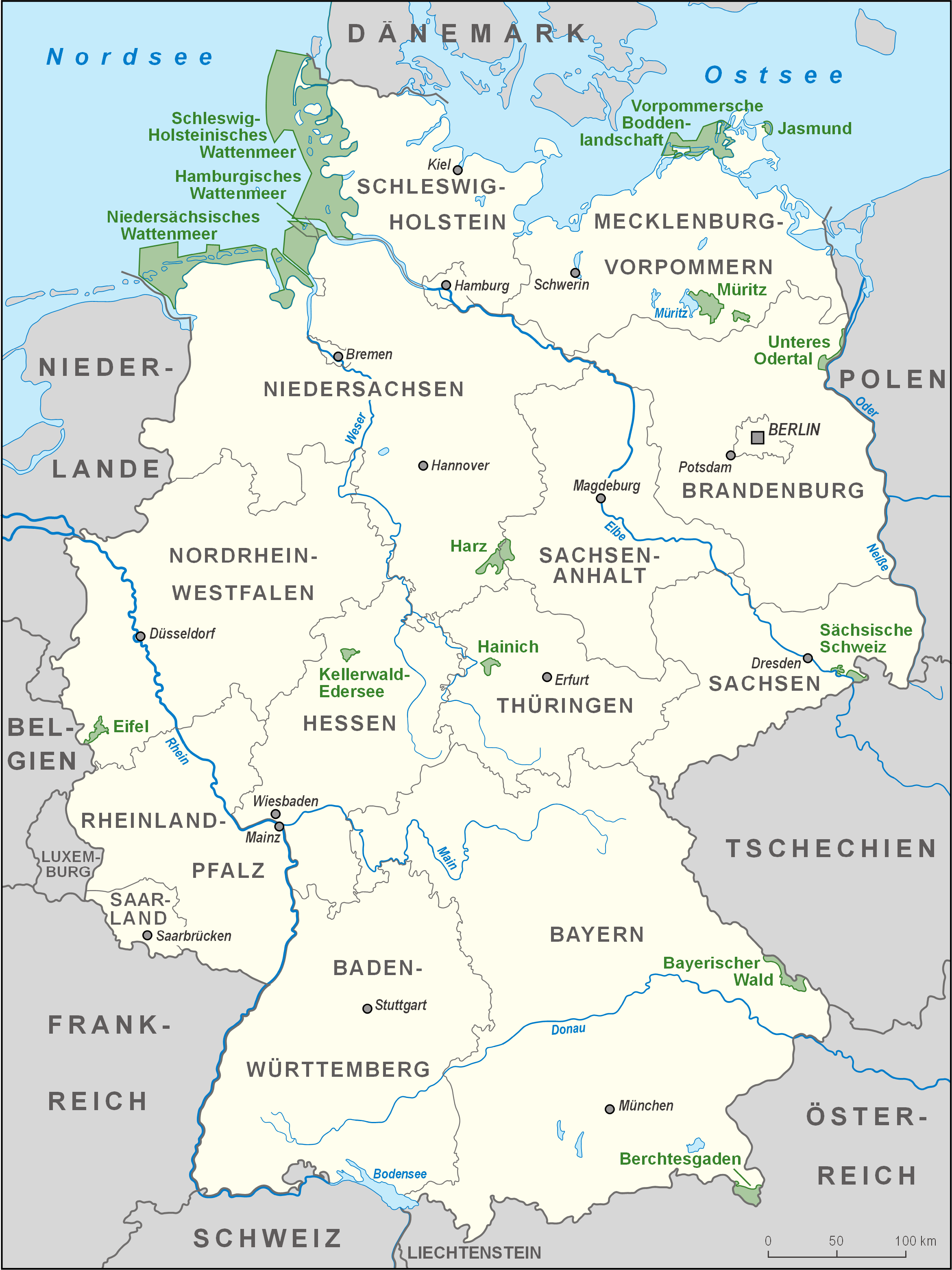 Nationalparks in Deutschland