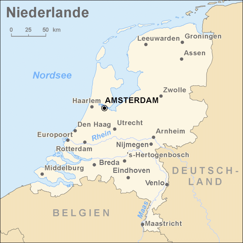 Liste der Städte und Gemeinden in den Niederlanden