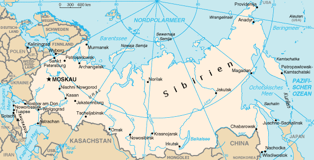 Liste der Städte in Russland