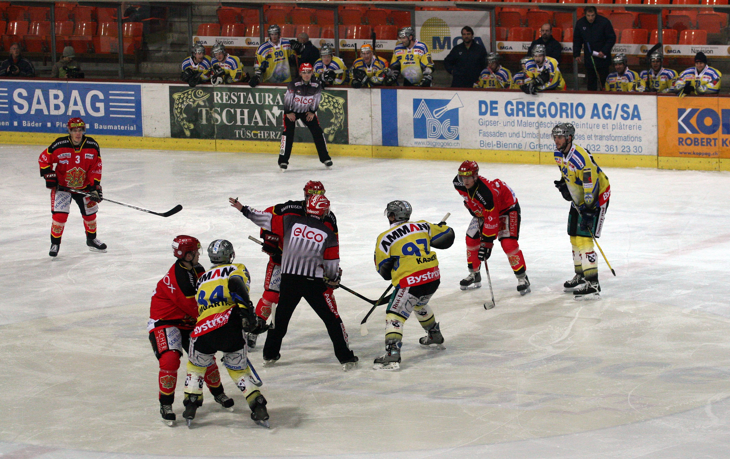 Anspiel Im Eishockey Anspiel Im Eishockey