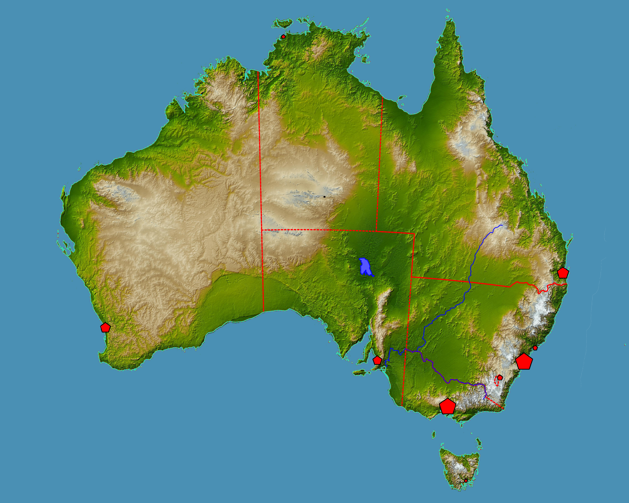 Geographie Australiens