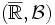 (\overline{\R},\mathcal{B})