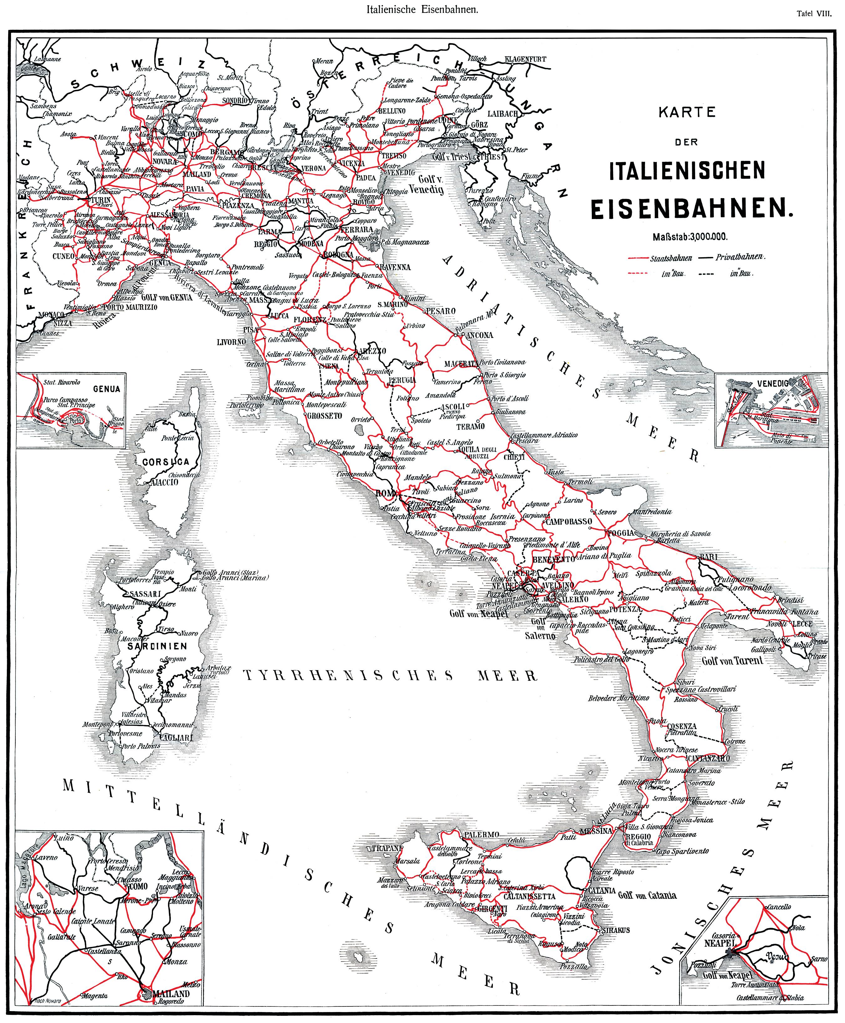 Italienische Eisenbahnen